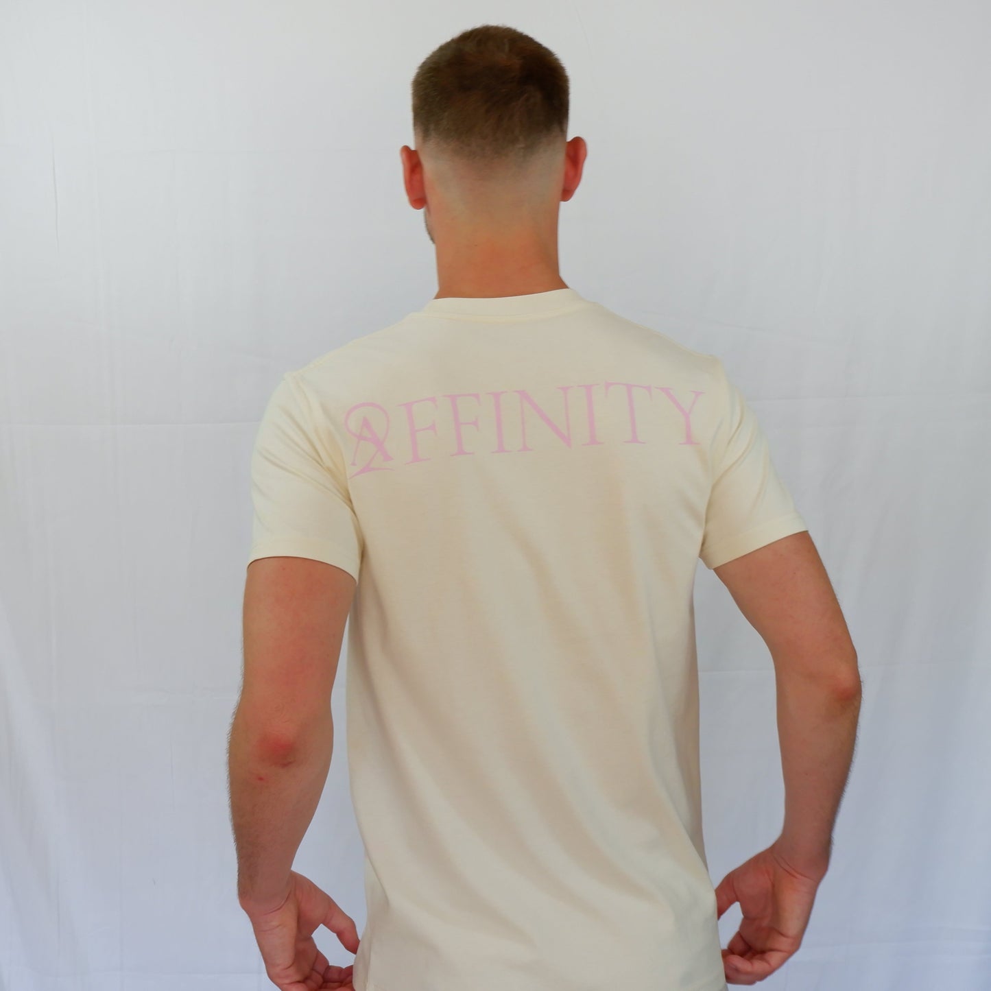 The Signature Tee - Cream/Pink