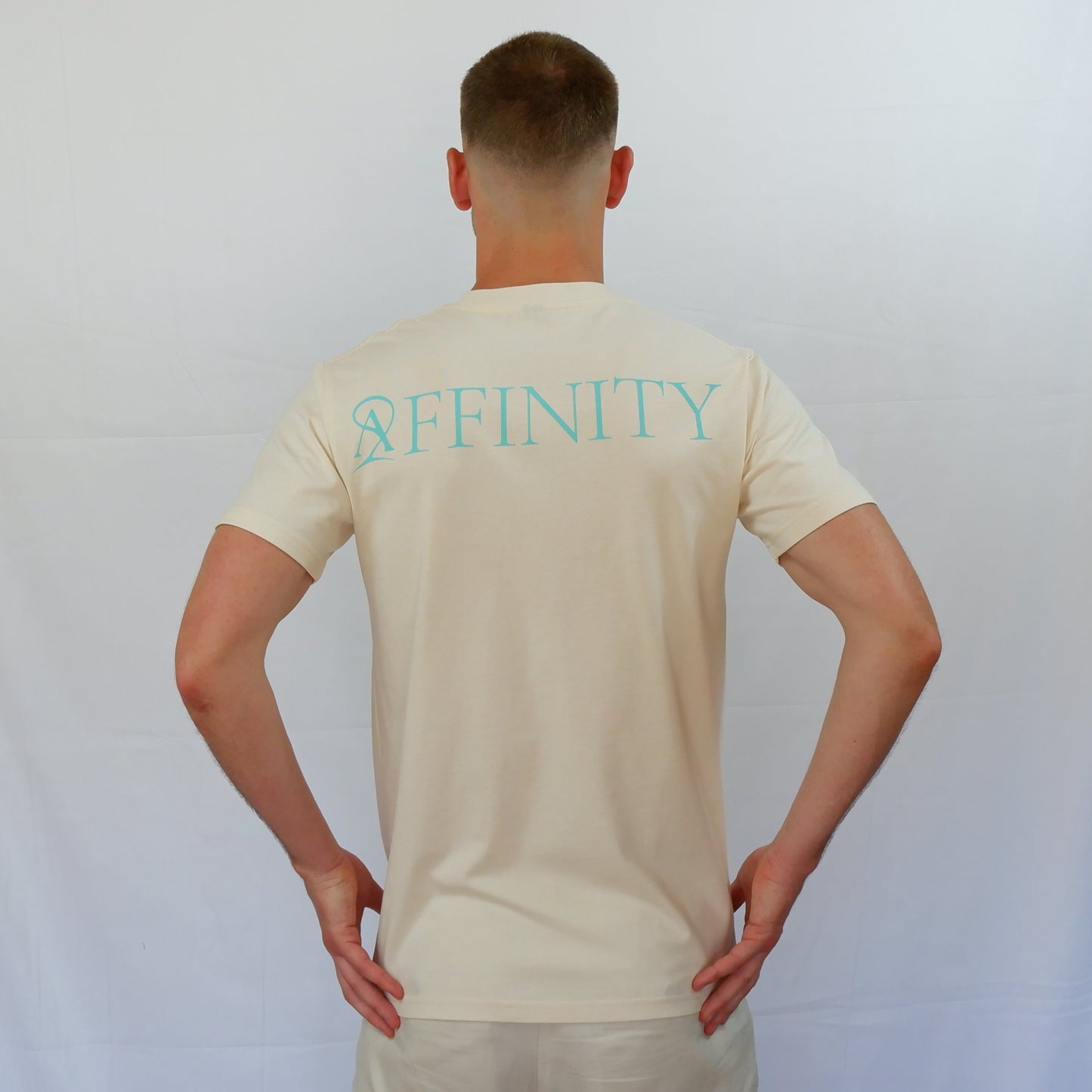 The Signature Tee - Cream/Tiffany