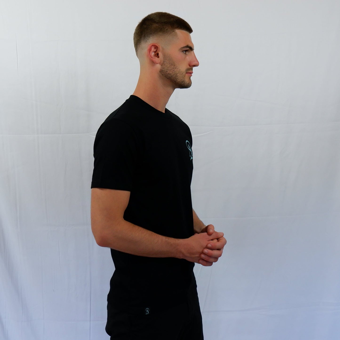 The Signature Tee - Black/Tiffany