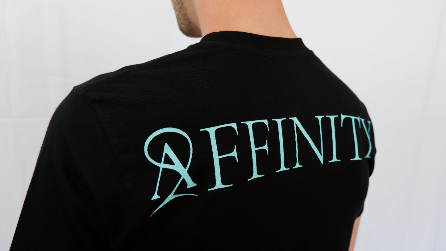 The Signature Tee - Black/Tiffany