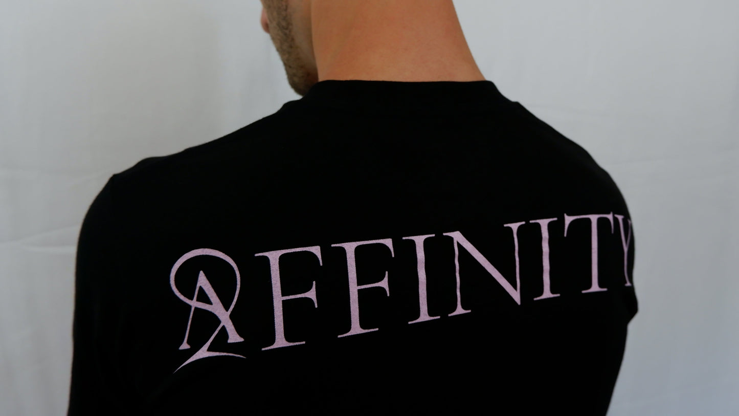 The Signature Tee - Black/Pink