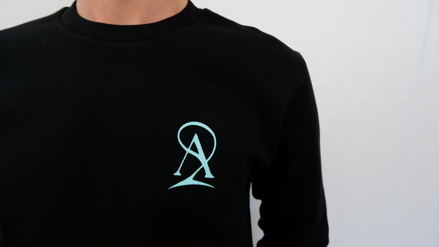 The Signature Sweatshirt - Black/Tiffany