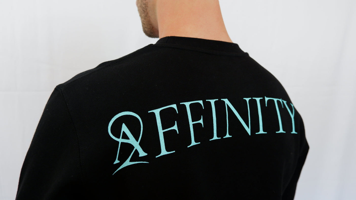 The Signature Sweatshirt - Black/Tiffany