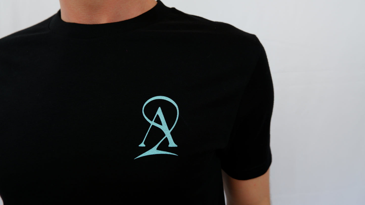 The Signature Tee - Black/Tiffany
